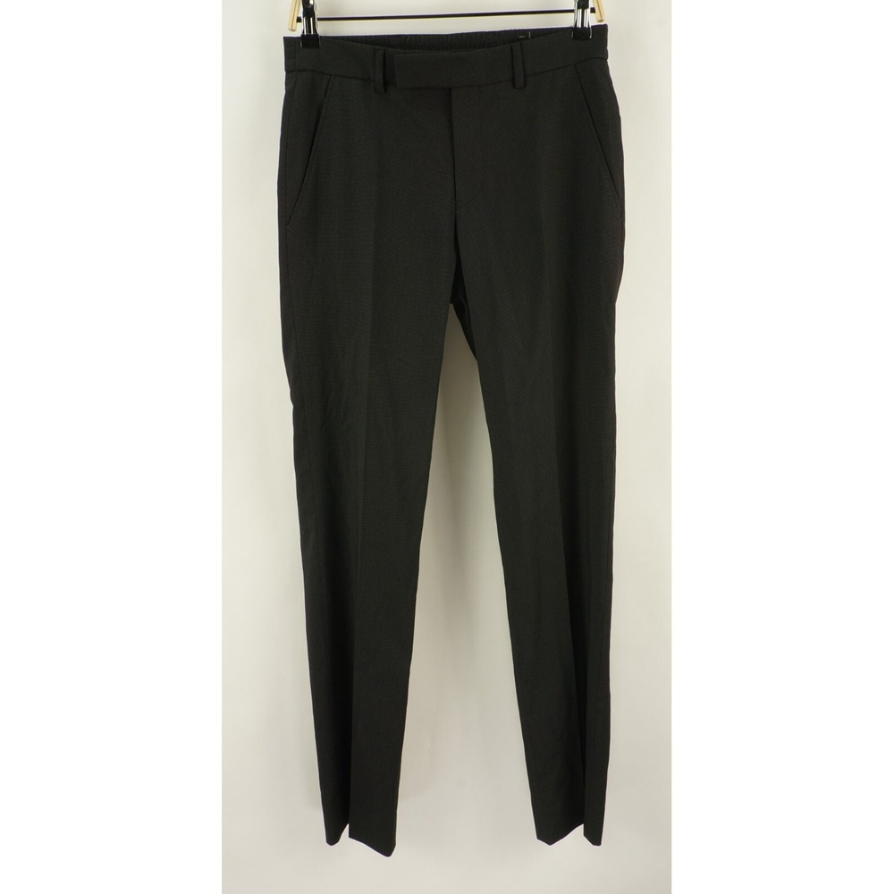 New Kenneth Cole Techni-Cole Performance Suit Pants Men's 29 x 32 Black Stretch